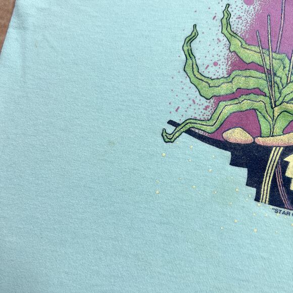 Vintage 90s David Dawangyumptewa Star Girl Fine Art Print T-Shirt Native Boho - Picture 8 of 11